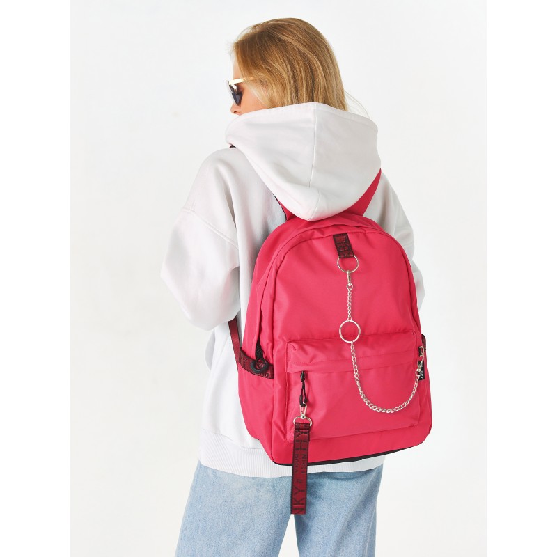Рюкзак «Молодёжный» ярко-розовый